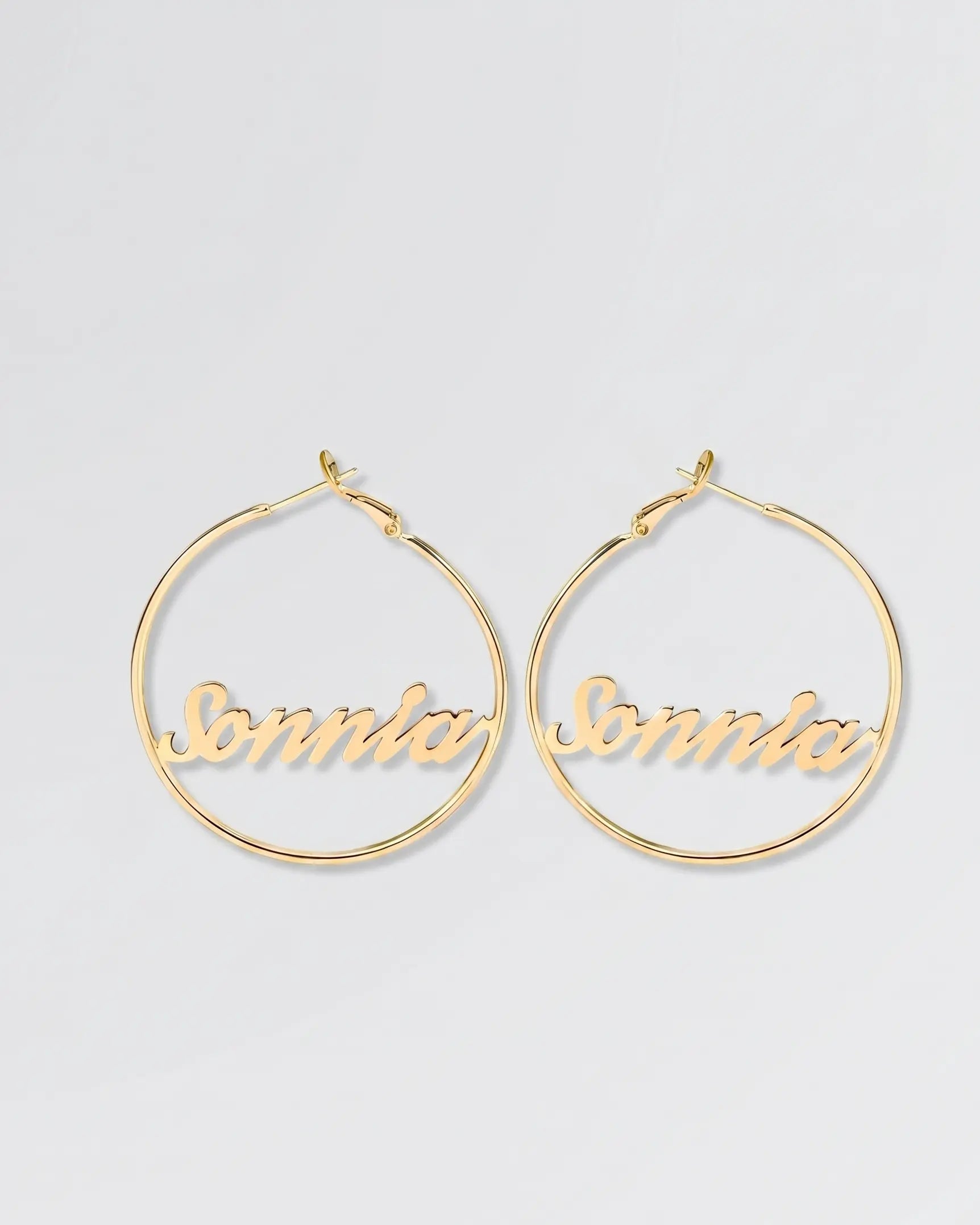 Personalize Your Name Hoop Earrings -  Fashion Earrings by BLINGLANE