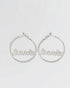 Personalize Your Name Hoop Earrings -  Fashion Earrings by BLINGLANE