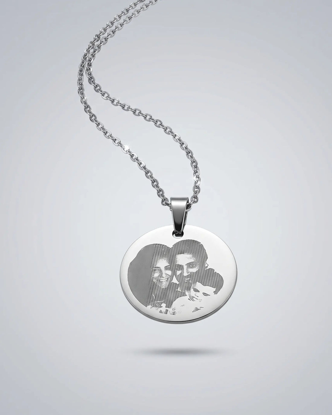 Personalize Your Photo & Message Engraved Necklace - Fashion Necklace by BLINGLANE
