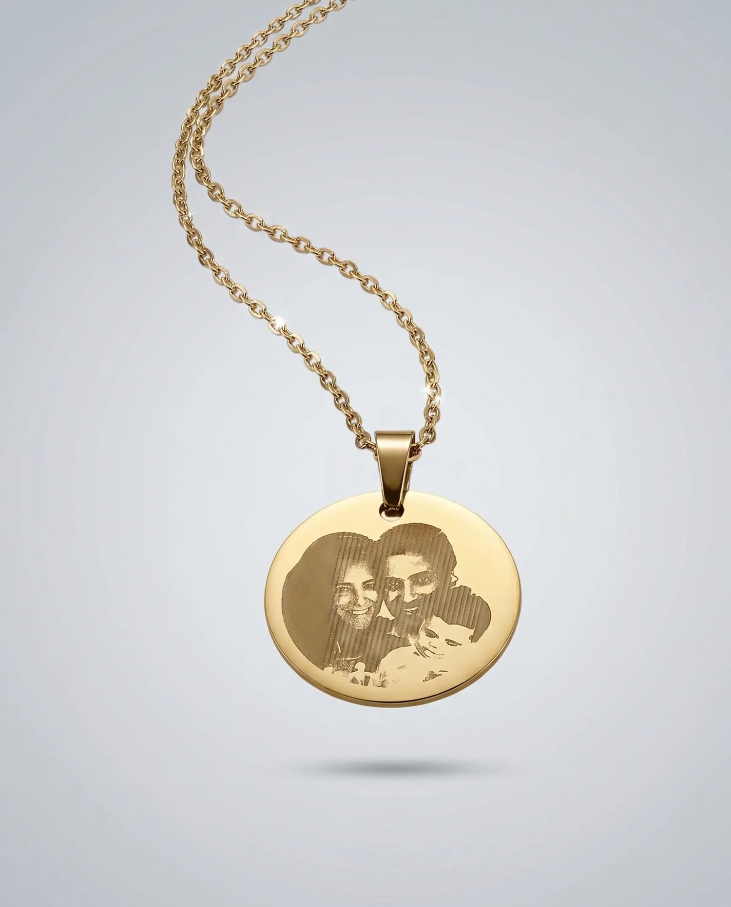 Personalize Your Photo &amp; Message Engraved Necklace -  Fashion Necklace by BLINGLANE