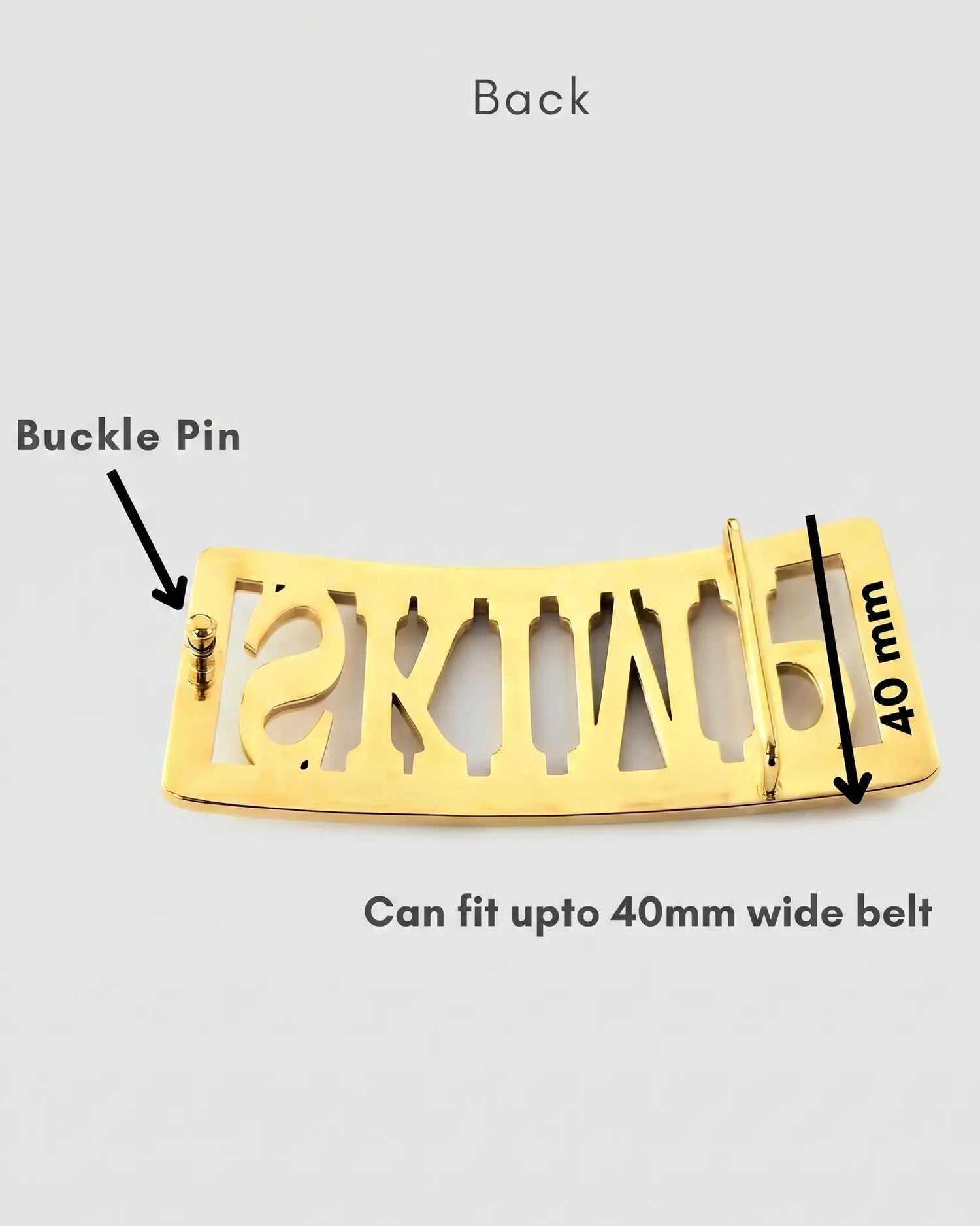 Personalize Your Rectangular Belt Buckle -  Fashion Belt Buckle by BLINGLANE