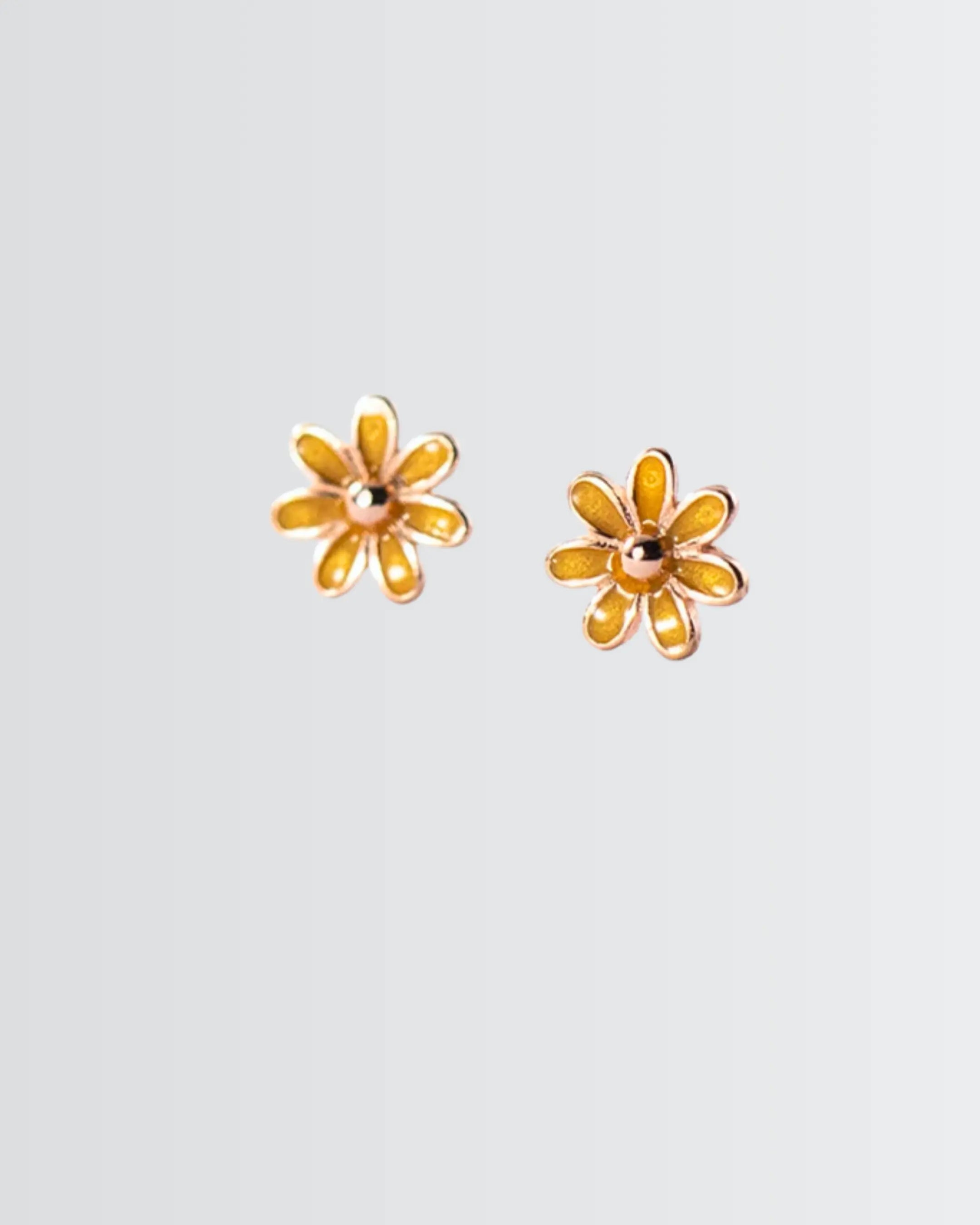 Petal Pop Studs -  Silver Earrings by BLINGLANE