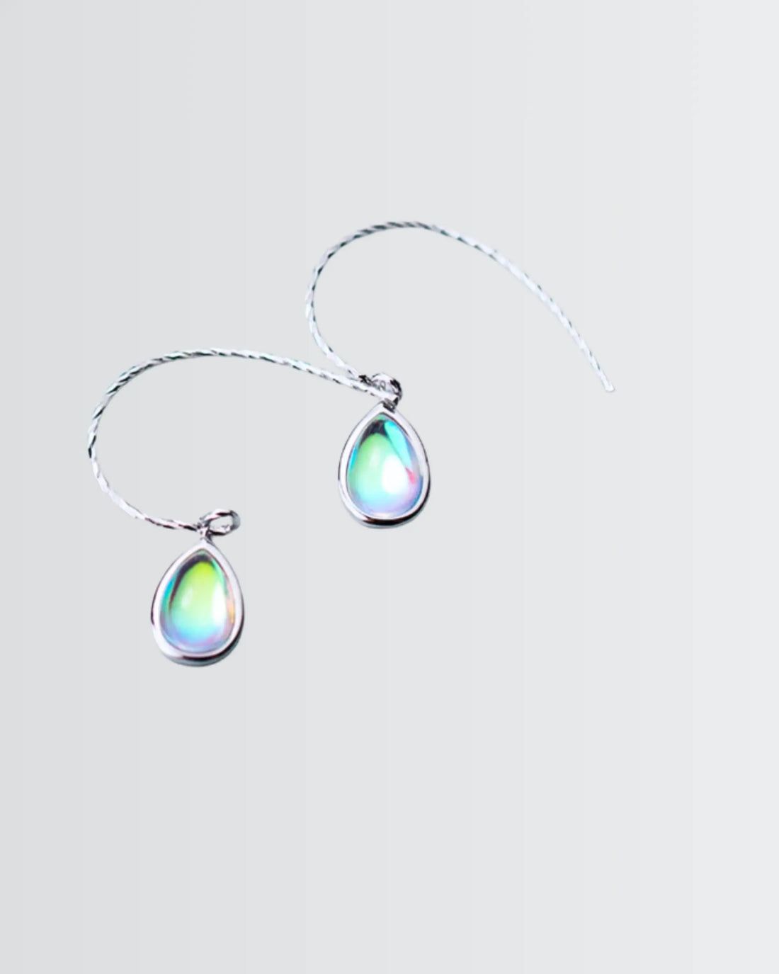 Pretty in Bling Drop Earrings -  Silver Earrings by BLINGLANE