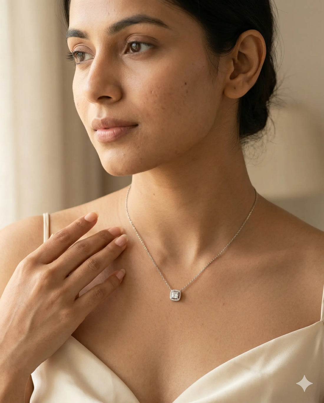 Prima Donna Necklace -  Silver Necklace by BLINGLANE