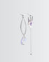Pure Allure Elegant Earrings -  Silver Earrings by BLINGLANE
