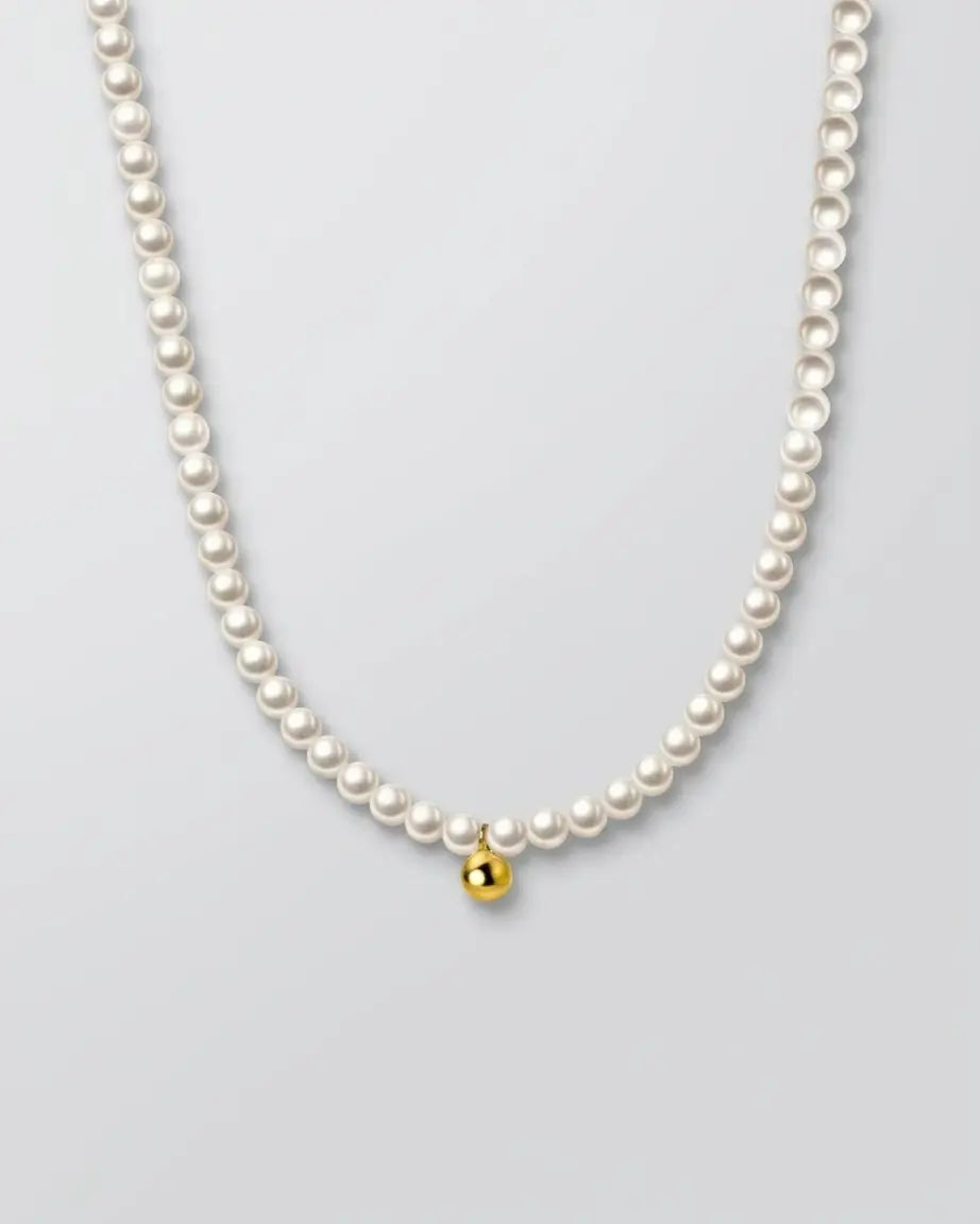 Purely Yours Pearl Necklace -  Silver Necklace by BLINGLANE