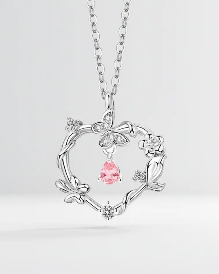 Rooted In Love Necklace - Silver Necklace by BLINGLANE