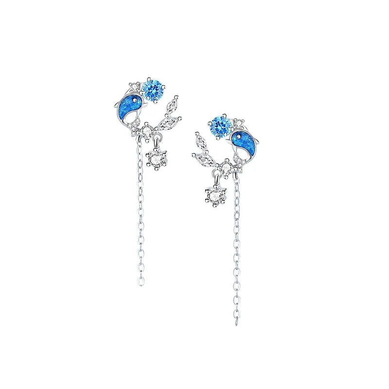 Sea Dance Dolphin Earrings