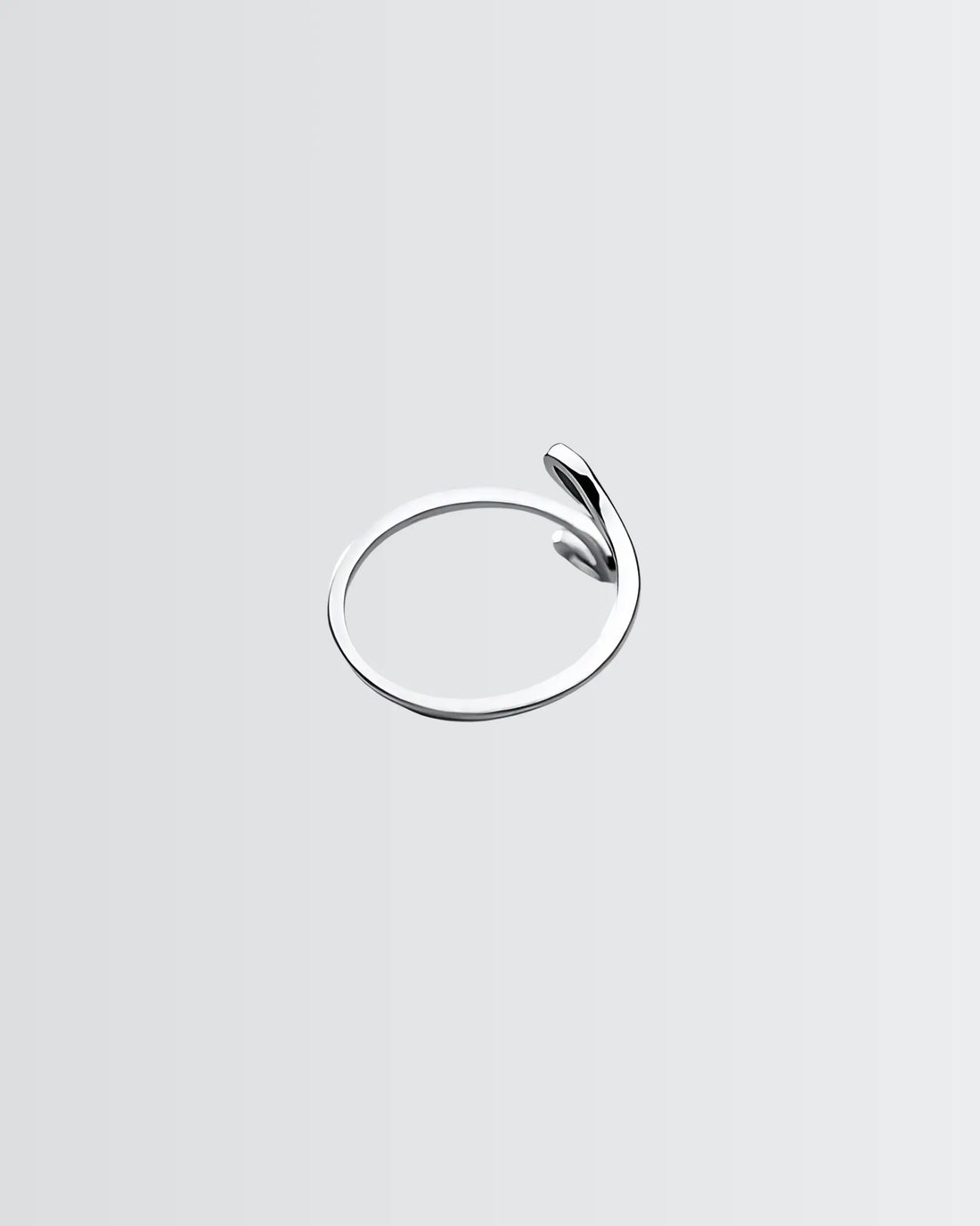 Satiny Slytherin Ring -  Silver Ring by BLINGLANE