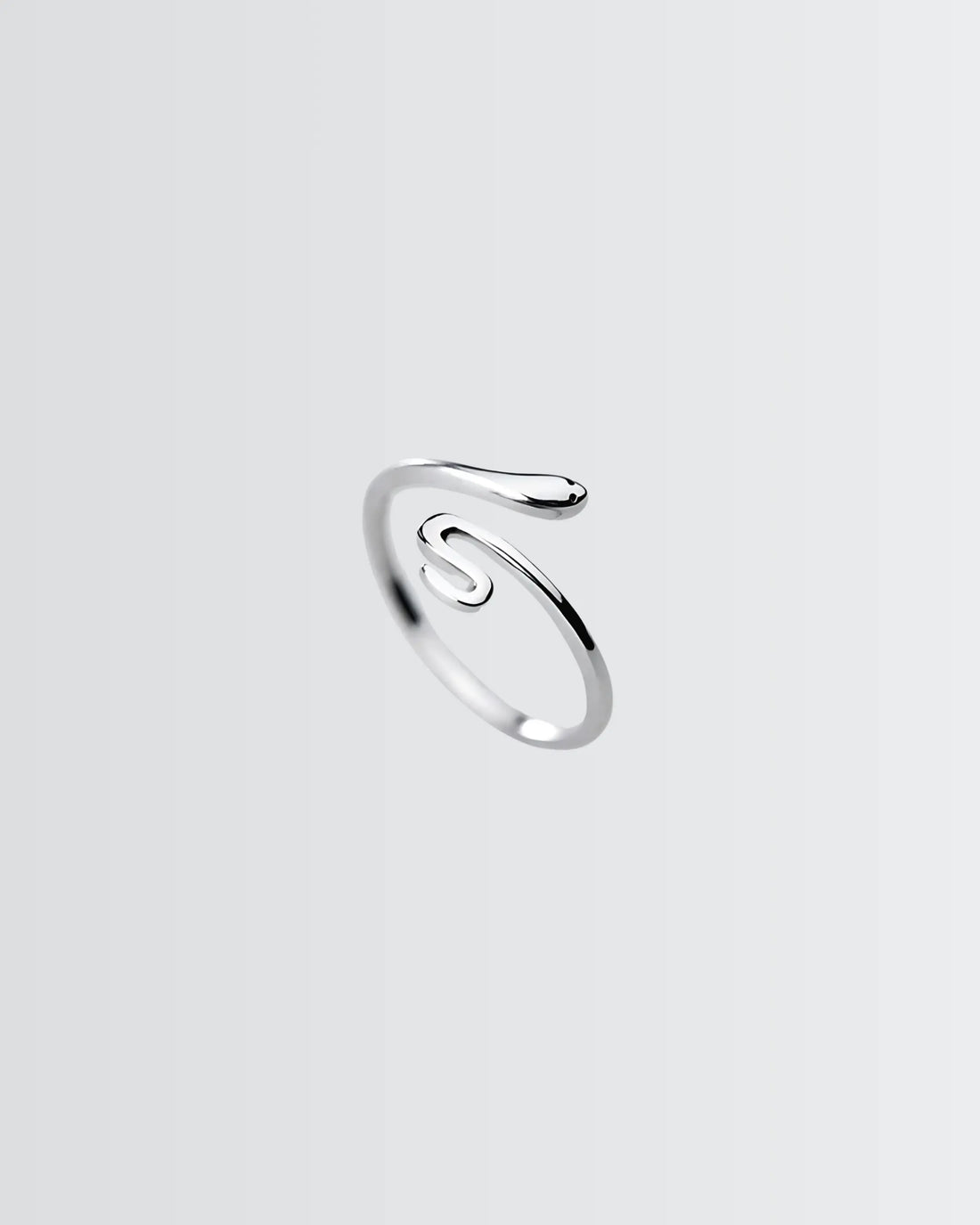Satiny Slytherin Ring -  Silver Ring by BLINGLANE