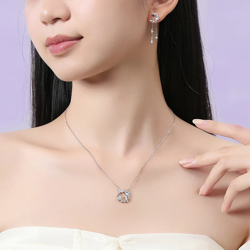 Flutter Glow Tassel Earrings