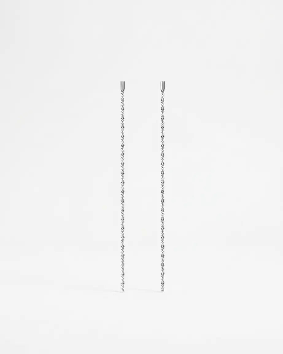 Signature Swing Earrings - Silver Earrings by BLINGLANE