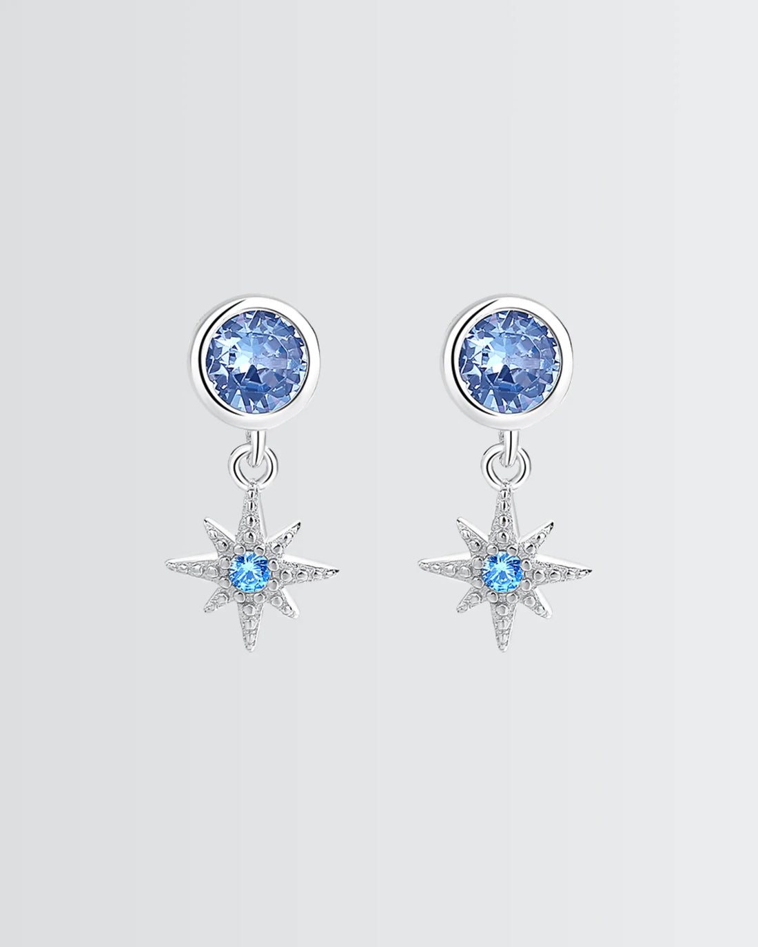Starlit Soul Earrings - Silver Earrings by BLINGLANE