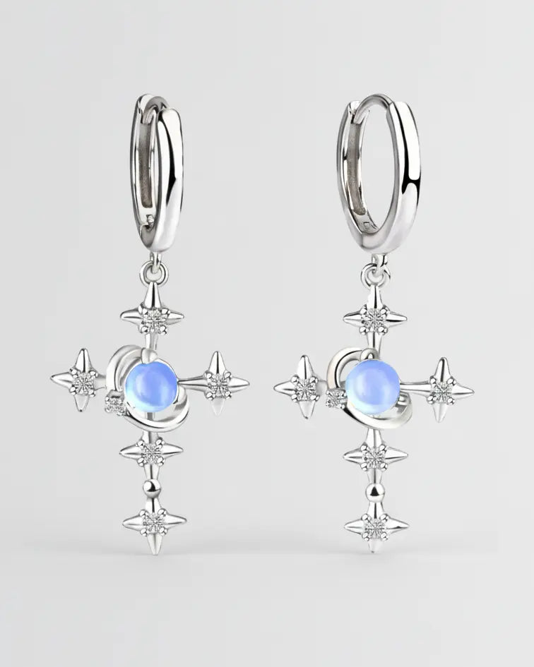 Stellar Soul Elite Earrings -  Silver Earrings by BLINGLANE