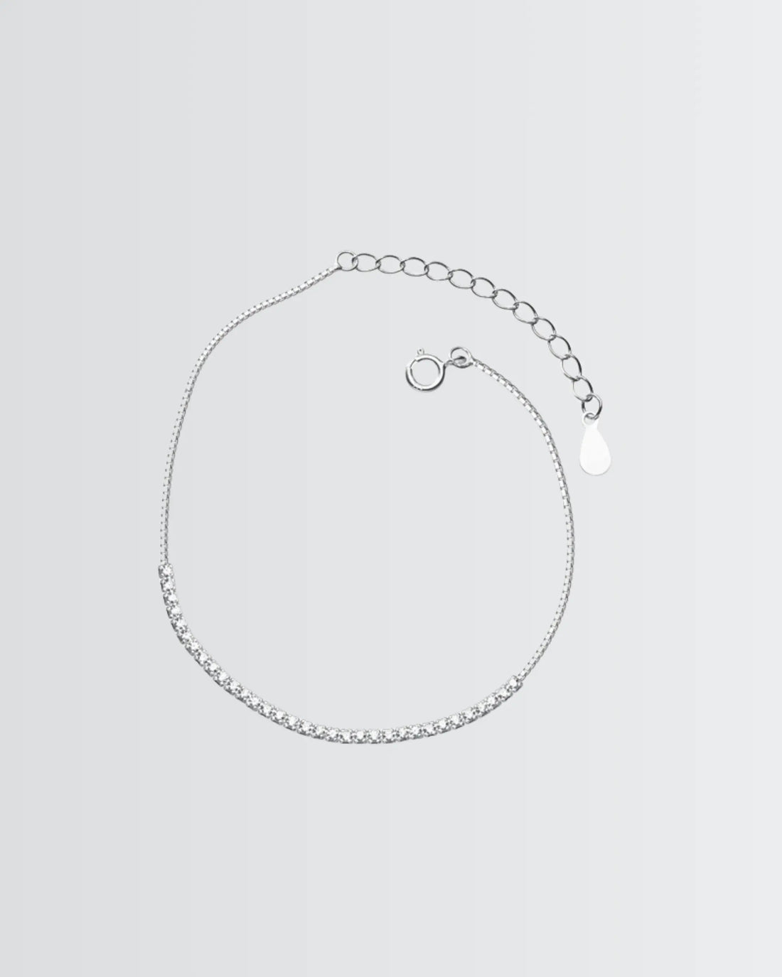 Struck By Shimmer Bracelet -  Silver Bracelet by BLINGLANE