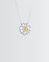 Sunflower Dreams Necklace -  Silver Necklace by BLINGLANE