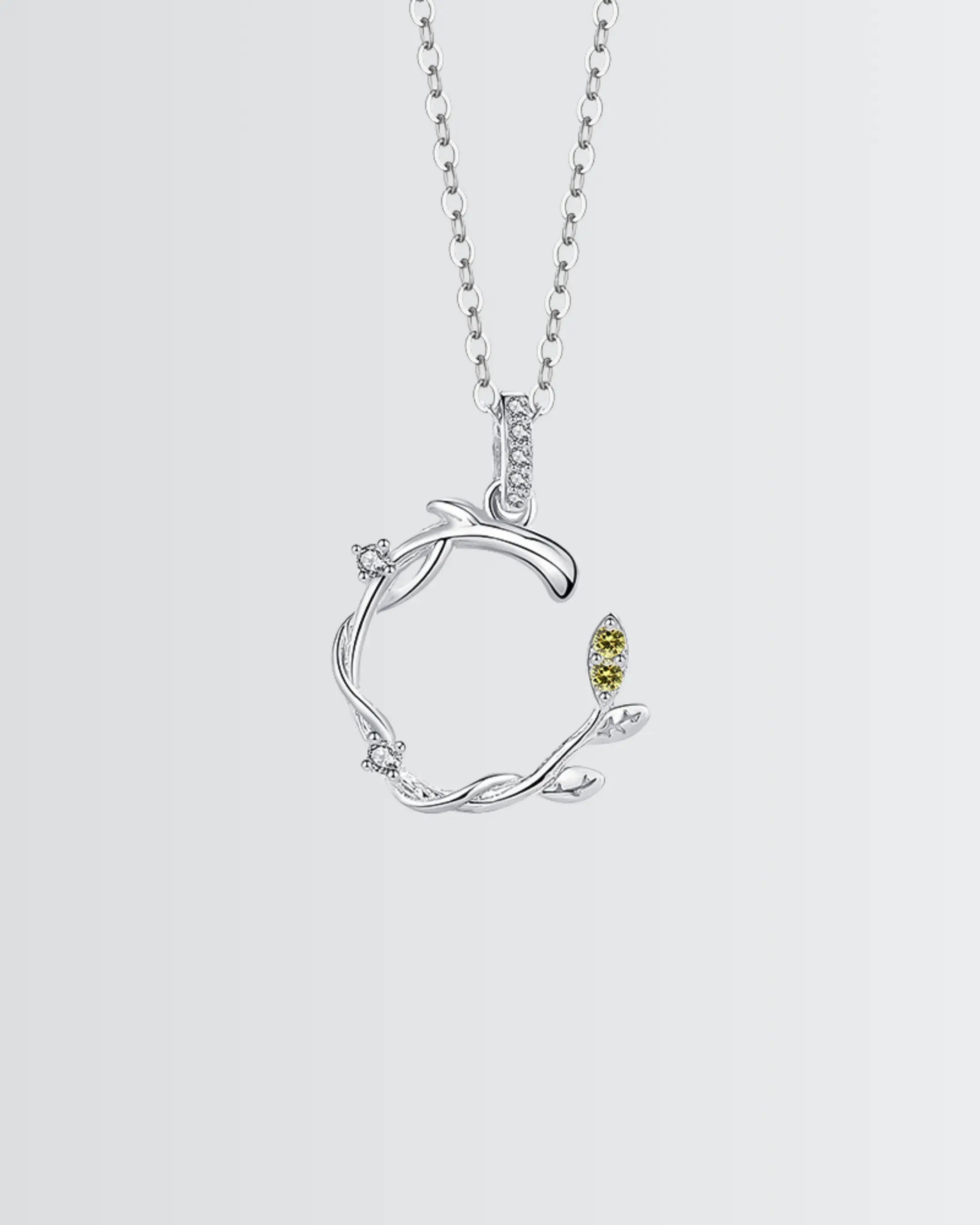 Tangled In Love Forever Couple  Necklace -  Silver Necklace by BLINGLANE
