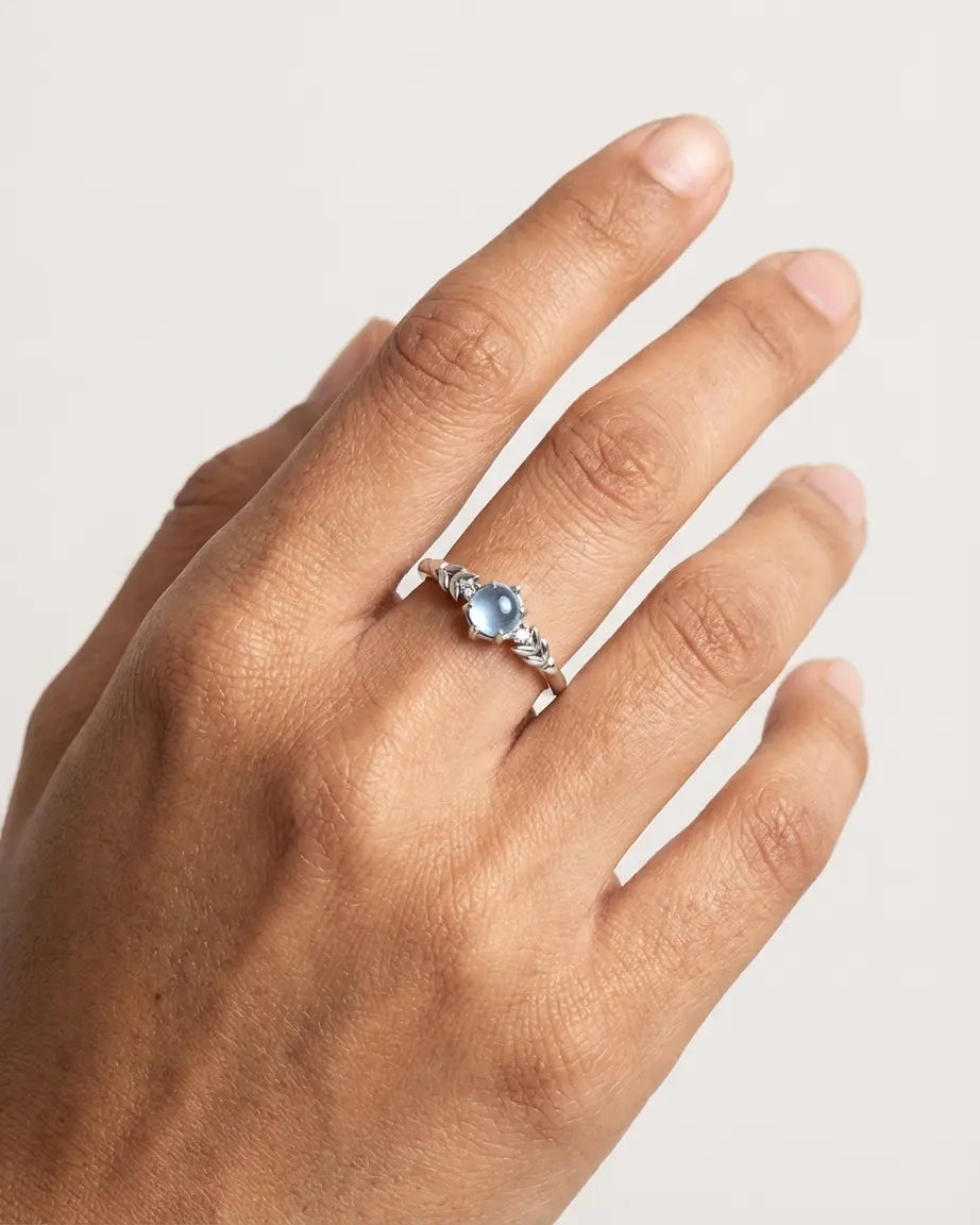 Wherever We Go Together Love Bands -  Silver Ring by BLINGLANE