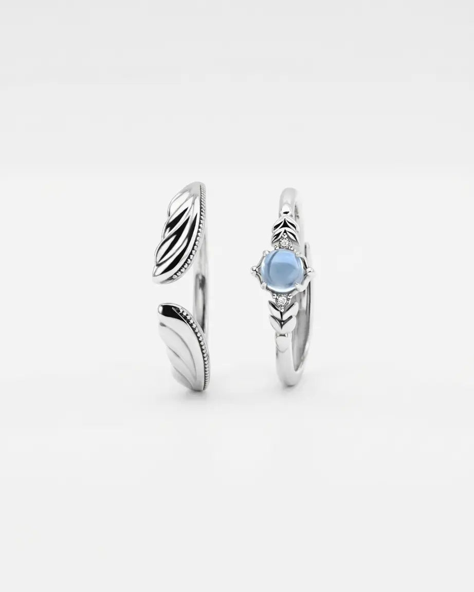 Wherever We Go Together Love Bands - Silver Ring by BLINGLANE