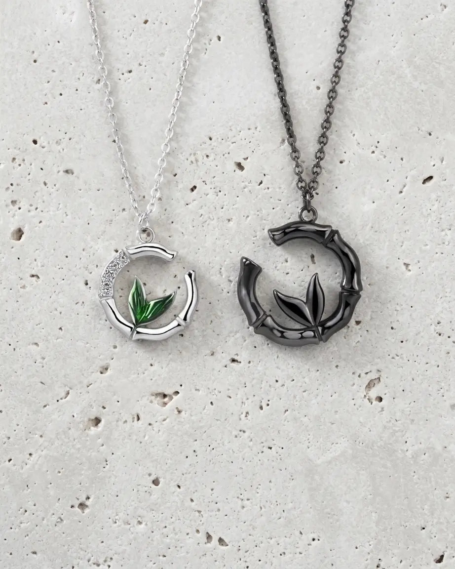 Wildly Yours Forever Couple Necklace -  Silver Necklace by BLINGLANE