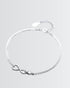 Wrap Me in Infinity Bracelet -  Silver Bracelet by BLINGLANE