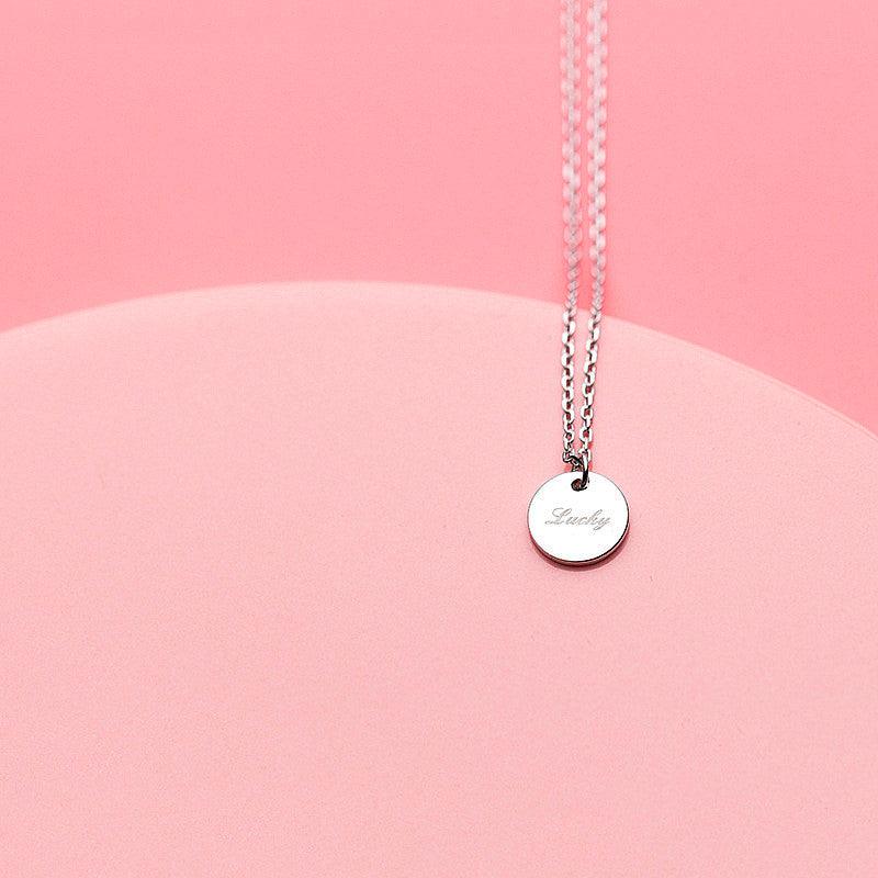 Lustrous Lucky Charm Minimal Necklace - Blinglane