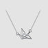 Origami Bird Minimal Necklace - Blinglane