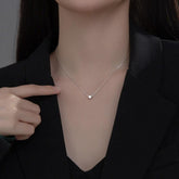 Polished Curve Minimal Necklace - Blinglane