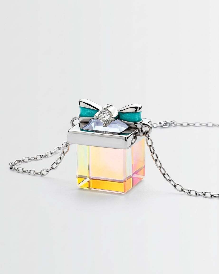 Alluring Bling Box Pendant