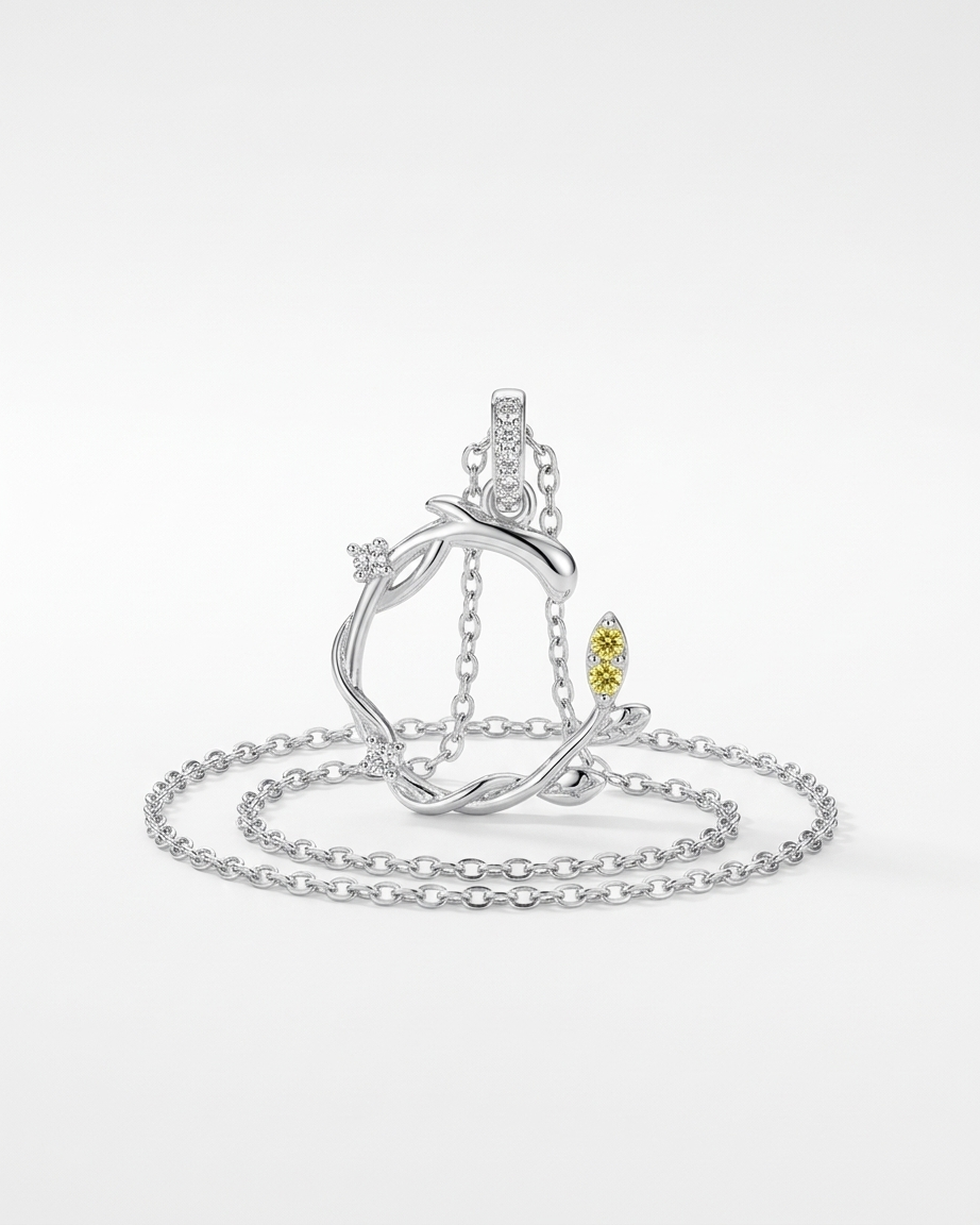 Tangled In Love Forever Couple Necklace