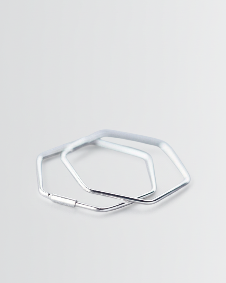 Schematic Hexagon Hoops