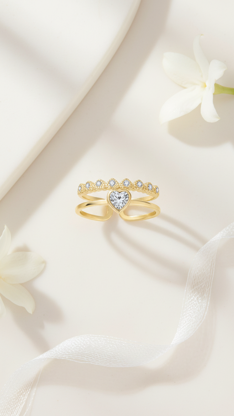 Forever In Heart Ring