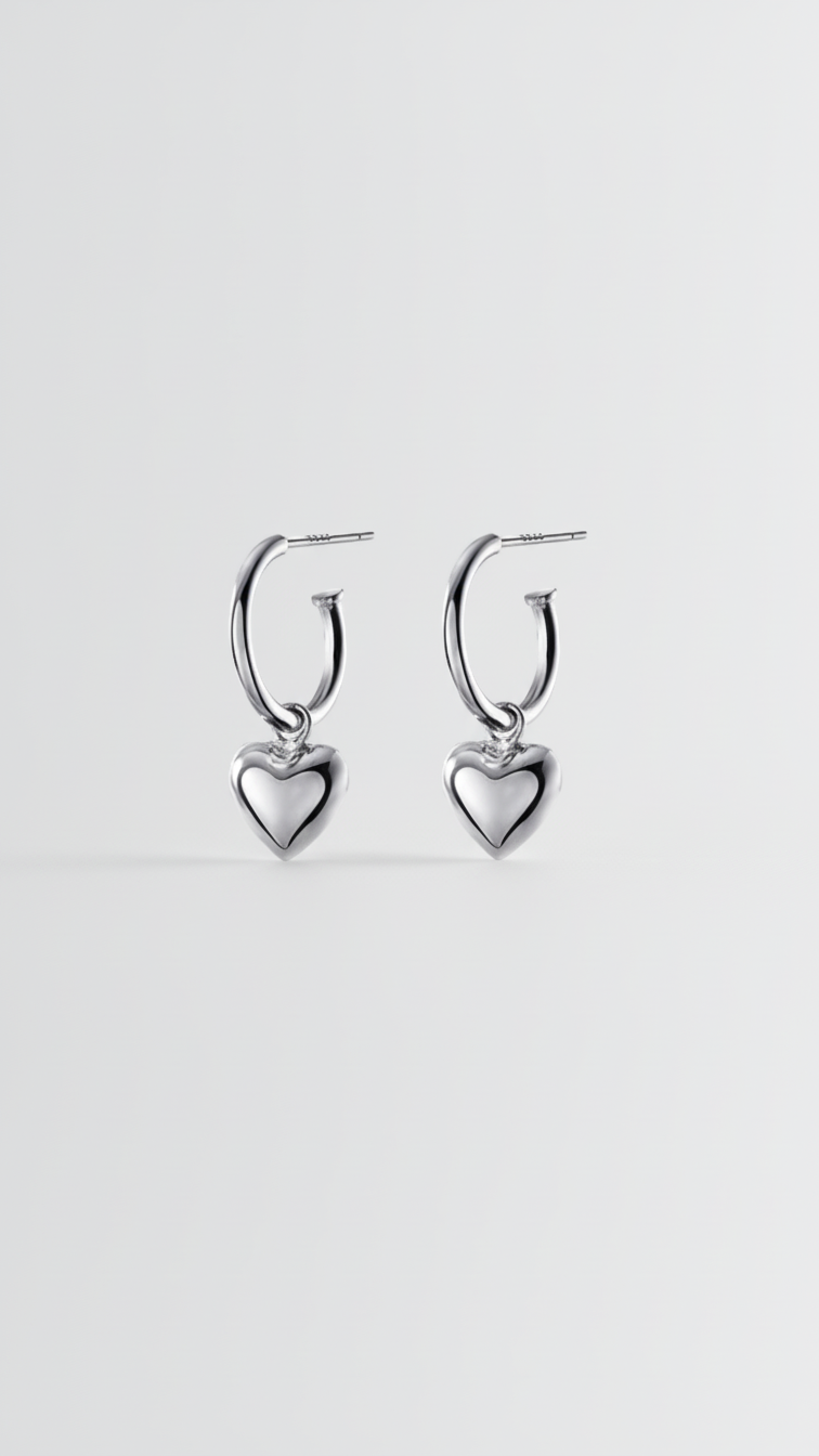 Too Bold To Break Heart Earrings