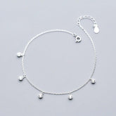 Twinkling Solitaire Minimal Anklet - Blinglane